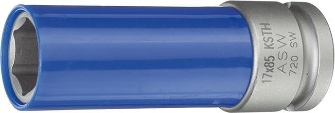 Kraft- Steckschlüsseleinsatz mitKunststoff-Hülse 1/2" 17x85mm AS Kraft- Steckschlüsseleinsatz mitKunststoff-Hülse 1/2" 17x85mm AS von EDE - ASW