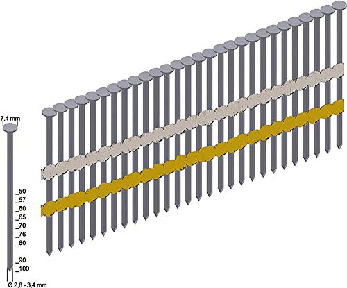 Format 4016429007748 – Rundkopfnagel a 3000 St RK 31/80 BK Prebena von FORMAT