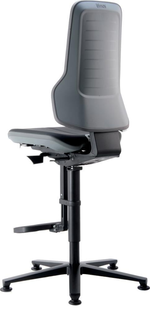 Basisstuhl NEON orange m. Gleiter u. A.-Hilfe von EDE - Bimos