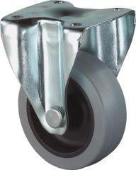 Bockrolle, Gummirad grau Gleitlager 50 mm Bockrolle, Gummirad grau Gleitlager 50 mm von EDE - Bs Rollen