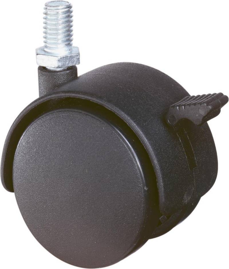 Kst.-Doppelrolle 40mm M8 x15,Gewindestift m.FeststF85.040.G08 Kst.-Doppelrolle 40mm M8 x15,Gewindestift m.FeststF85.040.G08 von EDE - Bs Rollen