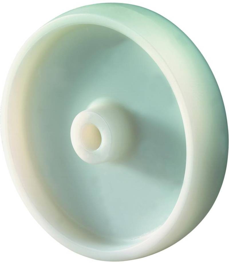 Kst.-Rad 150 mm A90.152 Kunstst.weiß,Radk.Kst.,GL von EDE - Bs Rollen