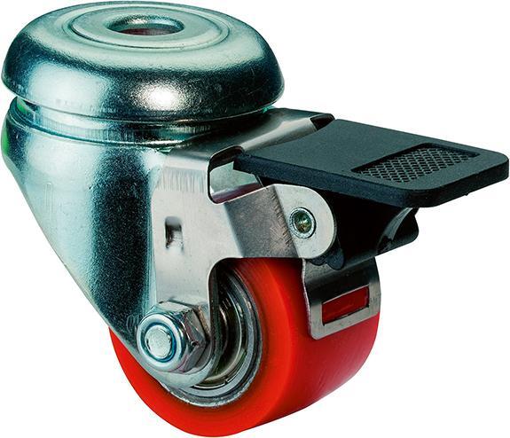 Lenkrolle 35mm,A621 Rückenl.Poly-Rad,KL,Fest A621.C10.035 von EDE - Bs Rollen