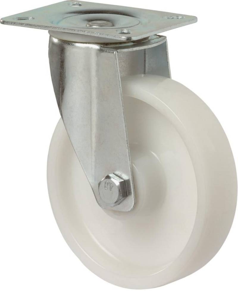 Lenkrolle 80mm L400.B10 Platte,Kst.weiß,RL L400.B10.080 Lenkrolle 80mm L400.B10 Platte,Kst.weiß,RL L400.B10.080 von EDE - Bs Rollen
