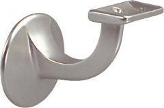 Geländerstütze m.Gew.M8 flache Aufl. Edelst.matt von EDE - Deni