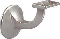 Geländerstütze m.Gew.M8 flache Aufl. Edelst.matt von EDE - Deni