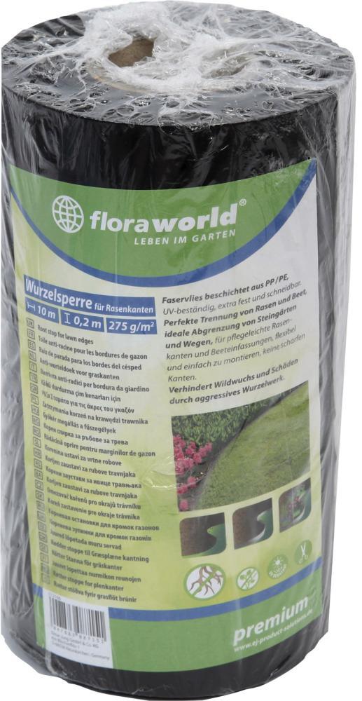 Wurzelsperre 0,2x10 m f. Rasenkanten von EDE - Elmar Jung