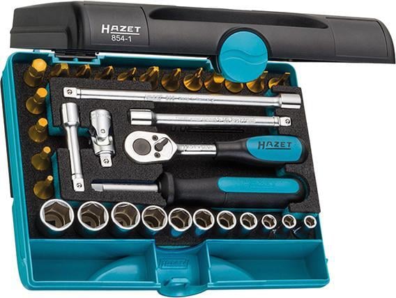 Steckschlüssel-Satz 1/4" 854-1 33-teilig HAZET Steckschlüssel-Satz 1/4" 854-1 33-teilig HAZET von EDE - Hazet
