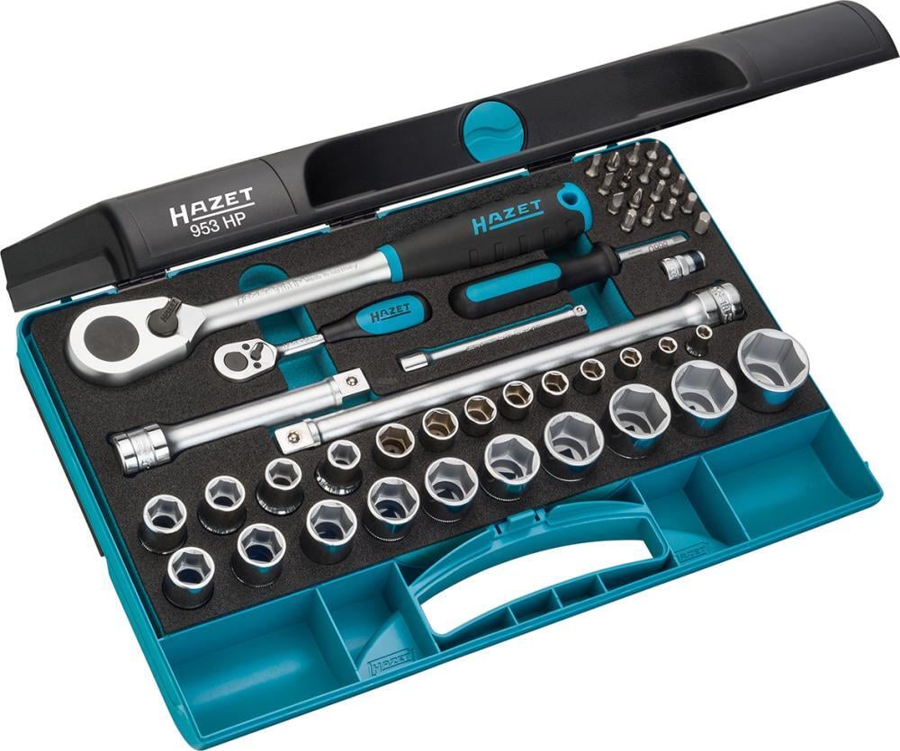 Steckschlüssel-Satz 953HP 1/4" und 1/2" 47-teilig HAZET Steckschlüssel-Satz 953HP 1/4" und 1/2" 47-teilig HAZET von EDE - Hazet