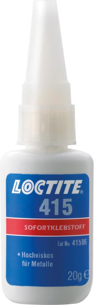 Sofortklebstoff LOCTITE 415 Flasche 20g Henkel Sofortklebstoff LOCTITE 415 Flasche 20g Henkel von EDE - Henkel