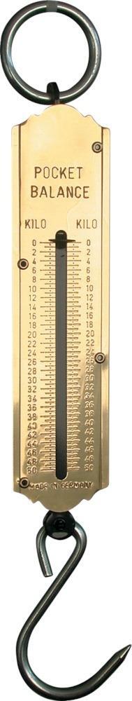 Taschenfederwaage 50kg Kilo/Kilo Taschenfederwaage 50kg Kilo/Kilo von EDE - Hesse