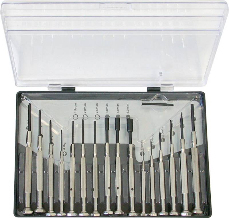 Uhrmacherschraubendreher-Satz 16-teilig von EDE - Hesse