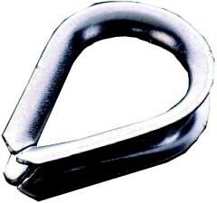 Kauschen DIN 6899 verzinkt Rillenweite 3mm-Nenngröße 2,5 Form B von EDE - Kleinsorge