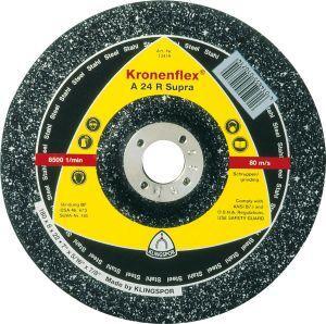 Schruppscheibe A24R Supra125x6mm gekröpft Klingspor 1 Stück Schruppscheibe A24R Supra125x6mm gekröpft Klingspor 1 Stück von EDE - Klingspor