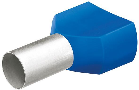 Aderendhülse Twin mit Kragen 10mm 2x2,50mm2 a 100St. KNIPEX Aderendhülse Twin mit Kragen 10mm 2x2,50mm2 a 100St. KNIPEX von EDE - Knipex
