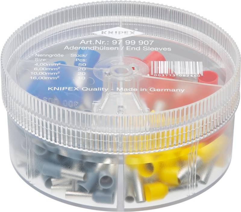 Aderendhülsen-Sortiment 4-16qmm KNIPEX Aderendhülsen-Sortiment 4-16qmm KNIPEX von EDE - Knipex