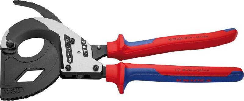 Kabelschneider brüniert mit Ratsche und 2-Komponenten-Griffen 32 Kabelschneider brüniert mit Ratsche und 2-Komponenten-Griffen 32 von EDE - Knipex