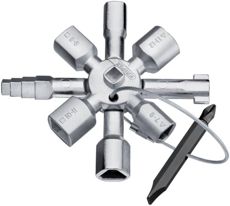 Knipex Schaltschrankschlüssel TwinKey Knipex Schaltschrankschlüssel TwinKey von EDE - Knipex