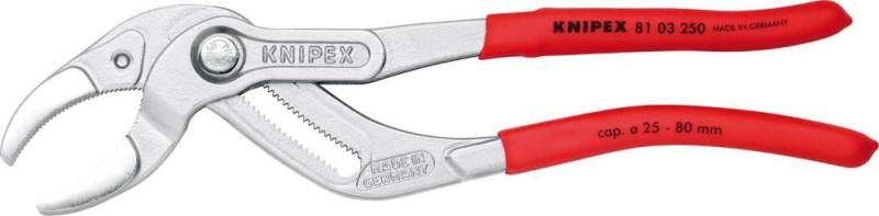 Syphon-Greifzange verchromt tauchisoliert 250mm KNIPEX von EDE - Knipex