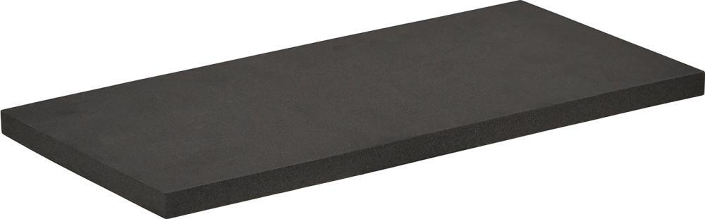 Reibebrettbelag 12x24cm 10mm Zellgummi schwarz Kronen von EDE - Kronen Hansa