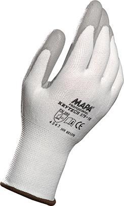 Handschuh Krytech 579 grau-weiss von EDE - Mapa