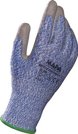 Handschuh Krytech 586 grau-blau von EDE - Mapa