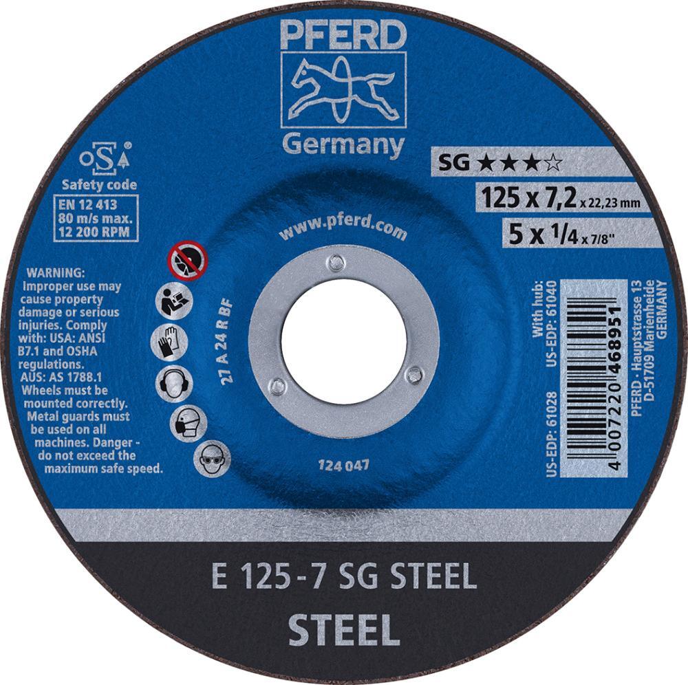 Schruppscheibe gekröpft A24RSG 178x7mm PFERD Schruppscheibe gekröpft A24RSG 178x7mm PFERD von EDE - Pferd