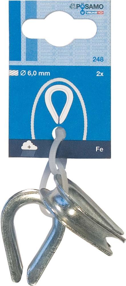 Kauschen ehem.DIN 6899 SB galZn B RW 3,0mm a 2 Stk Kauschen ehem.DIN 6899 SB galZn B RW 3,0mm a 2 Stk von EDE - Pösamo