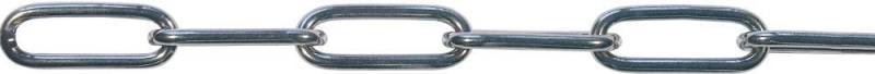 Schweisskette DIN 5685 tZn C 8,0 Bundw. 10m von EDE - Pösamo