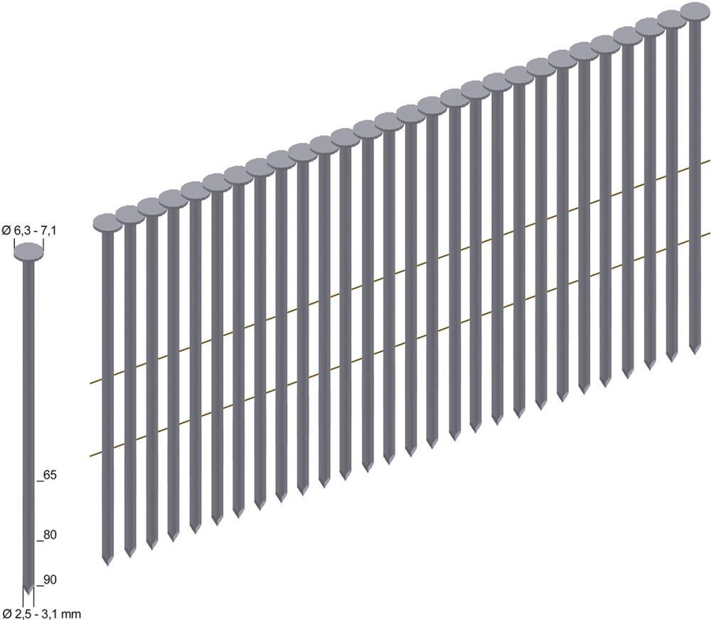 Coilnägel, 3600 Stk. CNW31/90BK Prebena von EDE - Prebena
