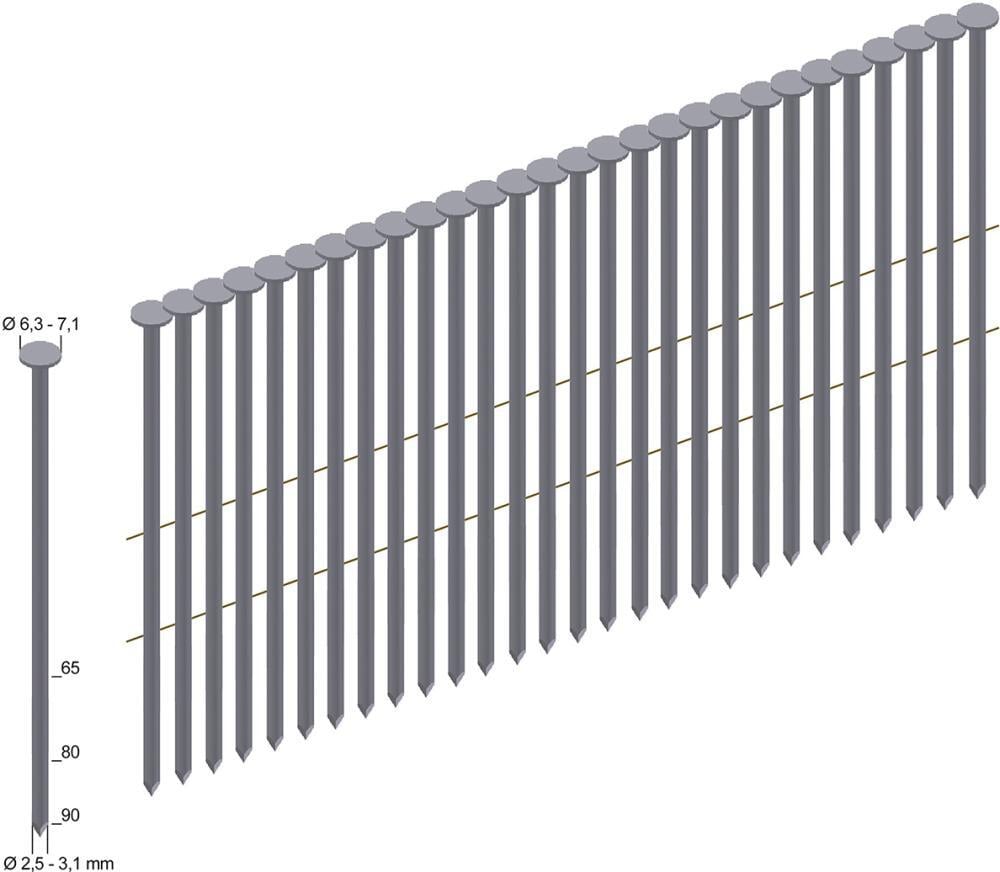 Coilnägel, 4500 Stk. CNW28/80BKRI Prebena von EDE - Prebena