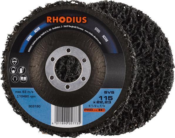 Grobreinigungsscheibe SVS115 x 22,23mm Rhodius von EDE - Rhodius