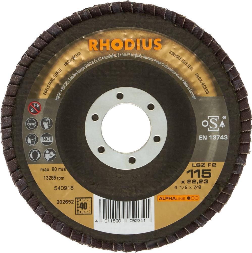 Lamellenschleifsch.LSZ F2115mm K 80 Rhodius von EDE - Rhodius