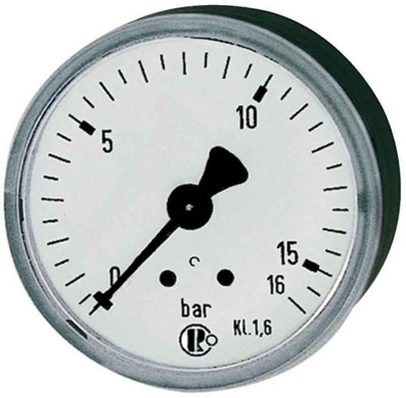 Manometer rückseitig zentrisch 50mm 0-4bar G1/4" RIEGLER Manometer rückseitig zentrisch 50mm 0-4bar G1/4" RIEGLER von EDE - Riegler