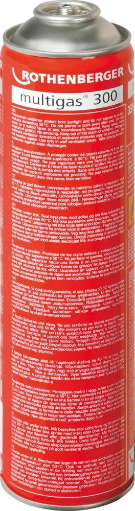 Gaskartusche 600ml Multigas 300 Rothenberger Gaskartusche 600ml Multigas 300 Rothenberger von EDE - Rothenberger