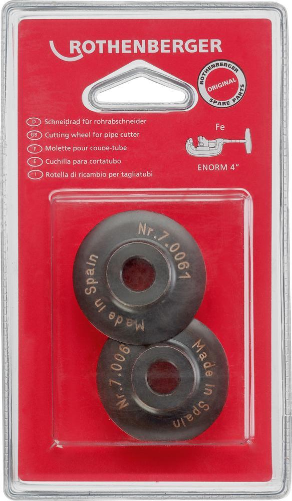 Schneidrad für Rohrschneider 31,7mm (1 1/4") - 101,6mm (4") Roth von EDE - Rothenberger