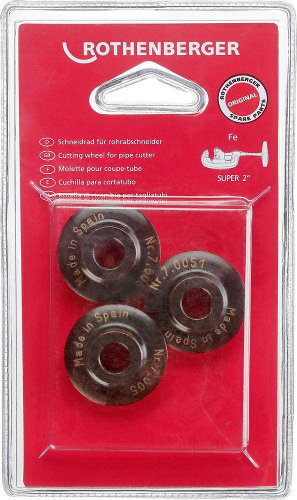 Schneidrad für Stahl 50,8mm (2") Pack a 3 Stück.Rothenb 1 Stück von EDE - Rothenberger
