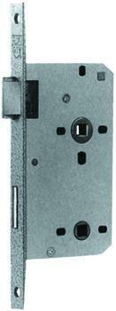 Einsteckschloss Innentür 55/78WC ohne Abdeckung 18 rund silber R von EDE - SSF