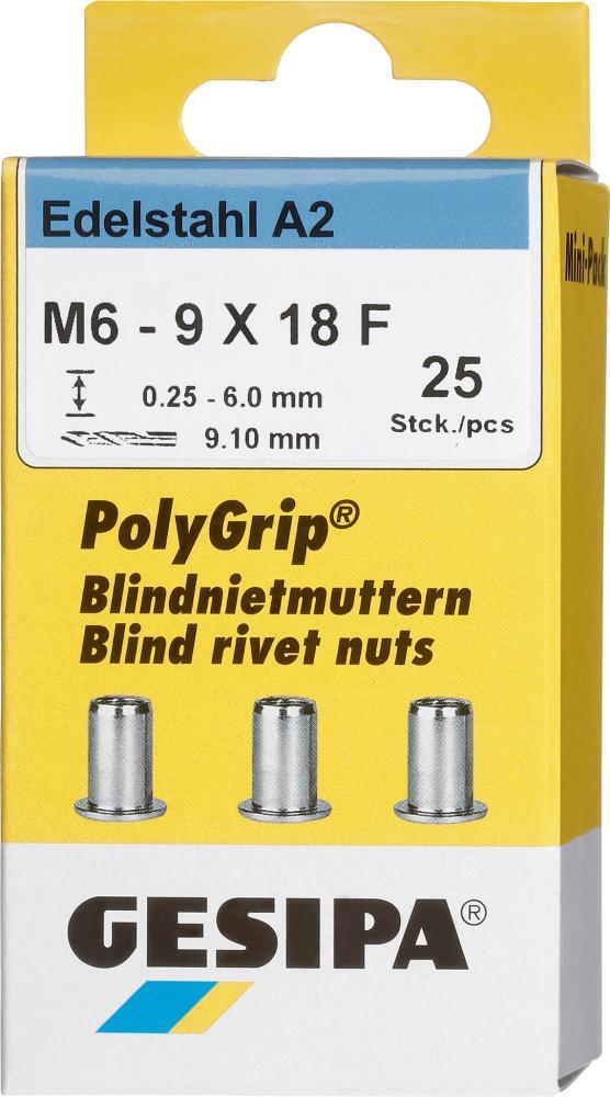 Bl.Nietm. VA Minipack Polygrip A2 M6 x 9 x 18 Bl.Nietm. VA Minipack Polygrip A2 M6 x 9 x 18 von EDE - Sfs Group