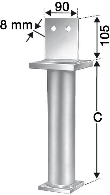 SST Stützenfuß PISMAxIG-B von EDE - Simpson Strong-Tie