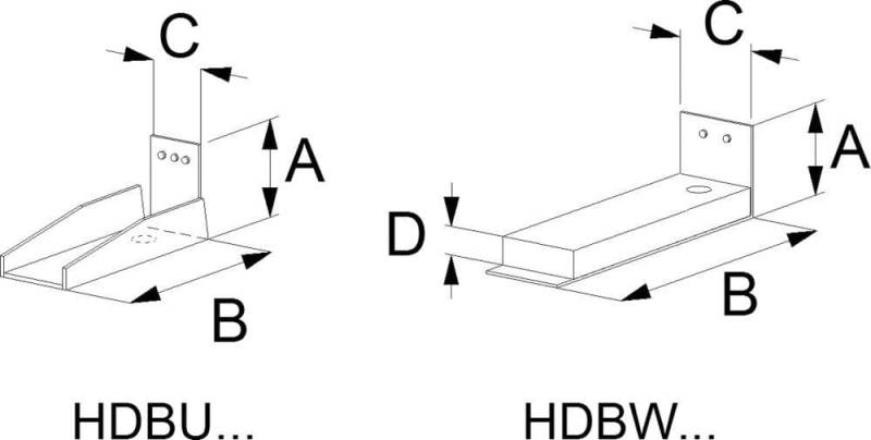 SST Zuganker Unterteil HDBU163G STRECKE SST Zuganker Unterteil HDBU163G STRECKE von EDE - Simpson Strong-Tie