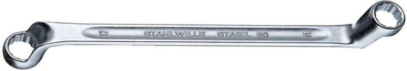 Doppelringschl. DIN838 18 x21 mm Stahlwille von EDE - Stahlwille
