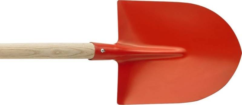 Frankfurter Schaufel rot Gr. 5 mit Stiel Import von EDE - Talen Tools