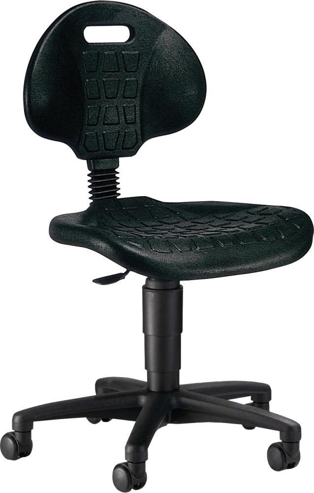 Arbeitsstuhl TEC 20 PU-Schaum schwarz von EDE - Topstar