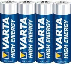 Varta Alkali High Energy AA 4x Fol Varta Alkali High Energy AA 4x Fol von EDE - Varta