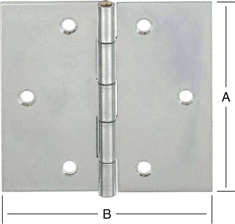DIN-Scharnier känt .90X90 vz. von EDE - Vormann