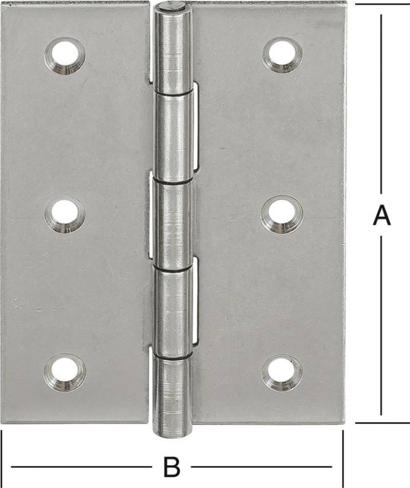 Ger.halbbreit.Scharnier 100X72 RF Ger.halbbreit.Scharnier 100X72 RF von EDE - Vormann