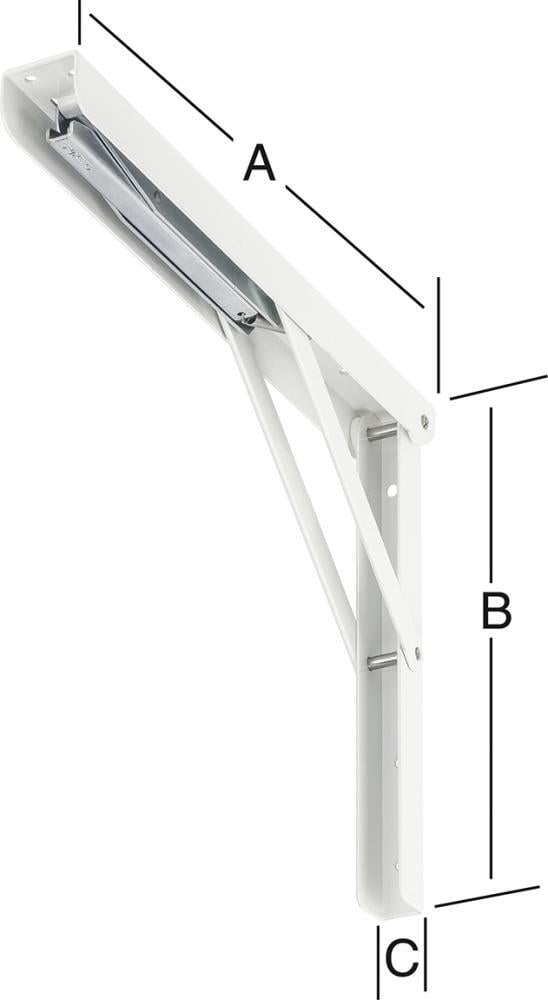 KLAPPTRAEGER MULTILINE 300 MM WEISS NR. 152300W KLAPPTRAEGER MULTILINE 300 MM WEISS NR. 152300W von EDE - Vormann