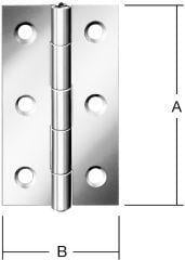 Scharniere schmal 30x22mm Nr. 501030Z 1 Stück Scharniere schmal 30x22mm Nr. 501030Z 1 Stück von EDE - Vormann