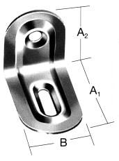 Verstellwinkel verzinkt 39x28x23mm Nr. 174001Z Verstellwinkel verzinkt 39x28x23mm Nr. 174001Z von EDE - Vormann